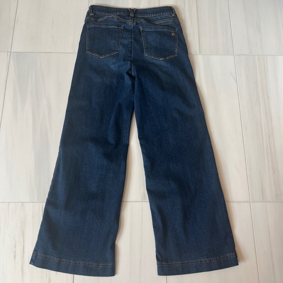 Democracy "Ab Solution" Wide Leg Jean Size 8 - Picture 3 of 9